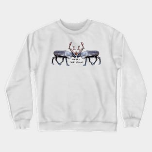 Santa Claus Reindeer Crewneck Sweatshirt